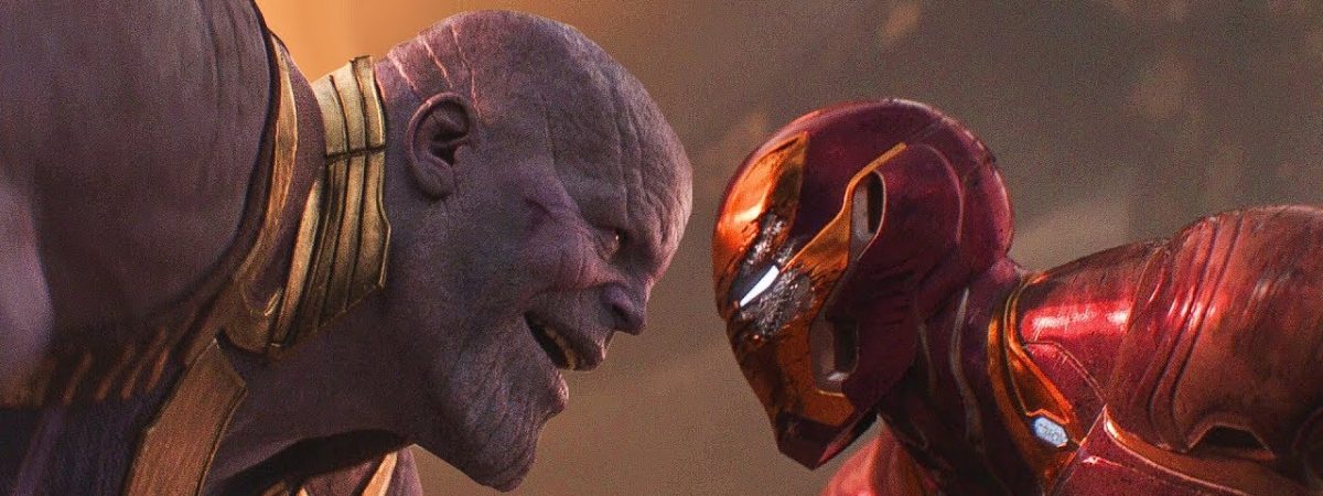 Iron Man vs Thanos fight scene
